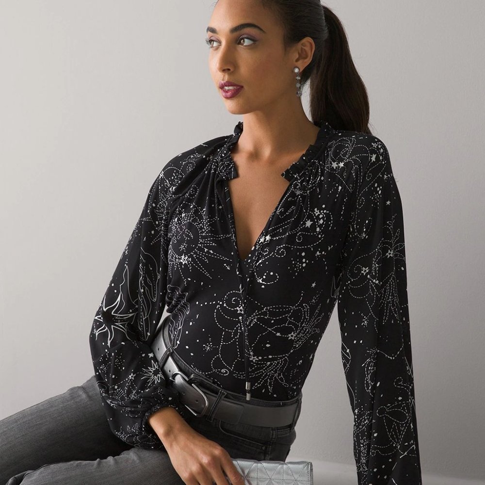 White House Black Market Lined Tunic Size Medium